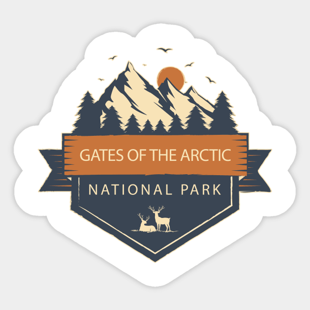 Gates of the Arctic National Park Sticker by roamfree